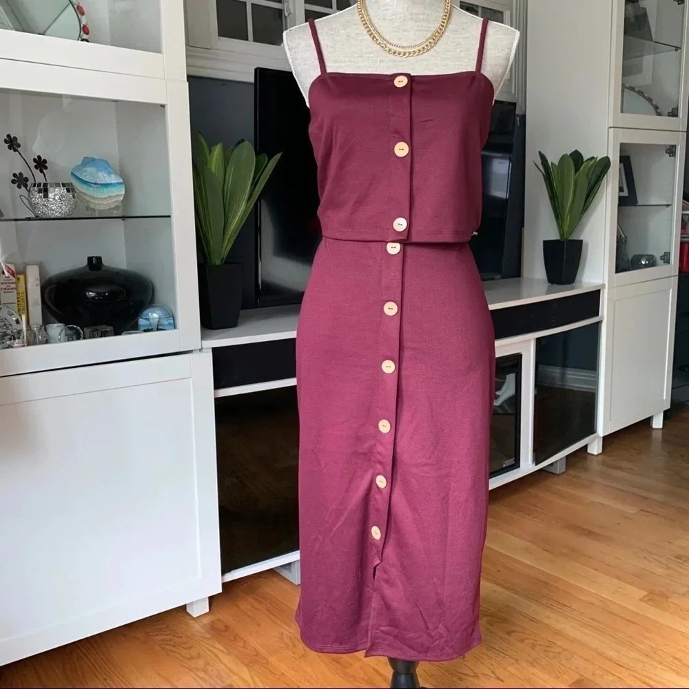 **NEW Popular Basics Two Piece Skirt Set